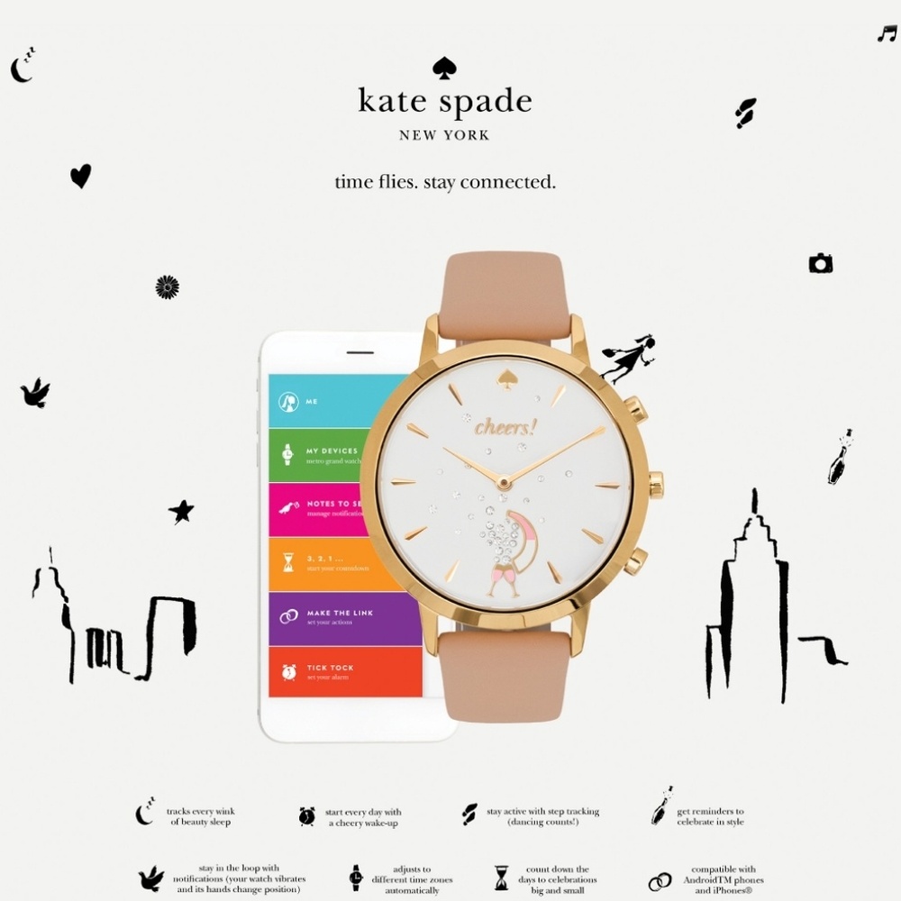 New Kate Spade Hybrid Smart Watch